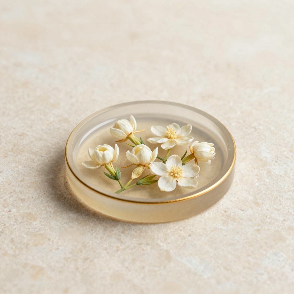 Gilded Edge Floral Ring Dish