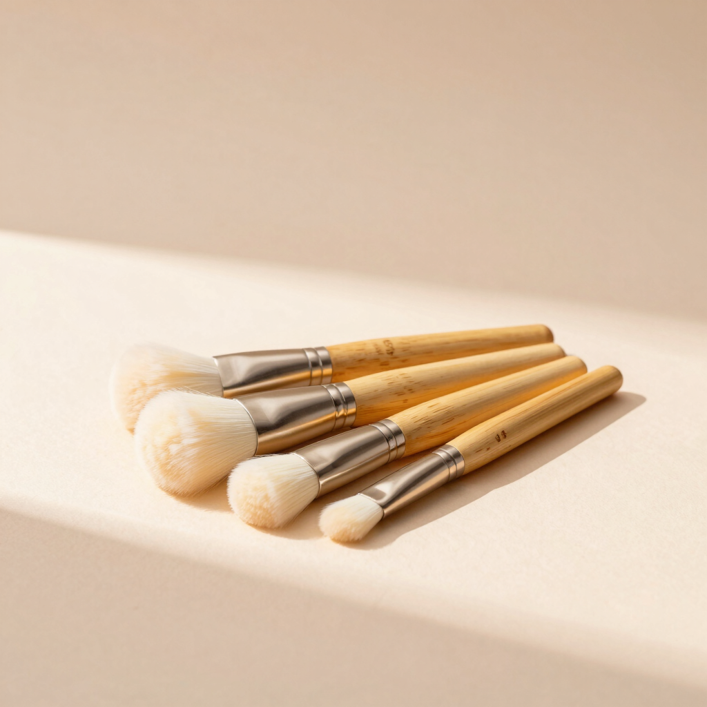 Kit de Pincéis de Maquiagem Ecológicos