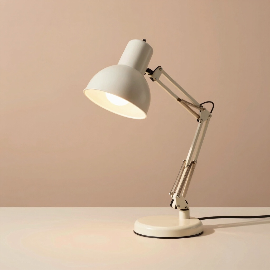 Luminária de Mesa Flexível Retrô