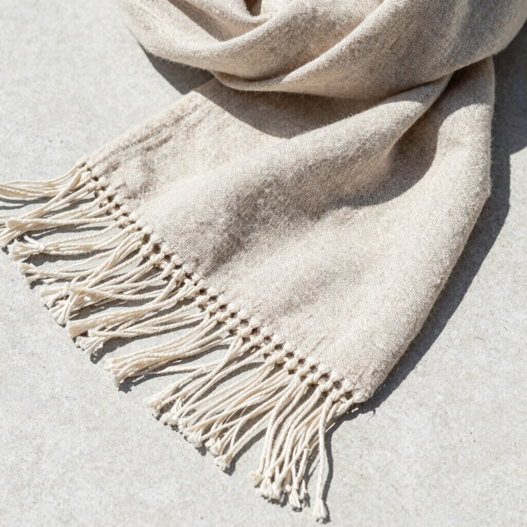 Hand-Loomed Selvedge Scarf