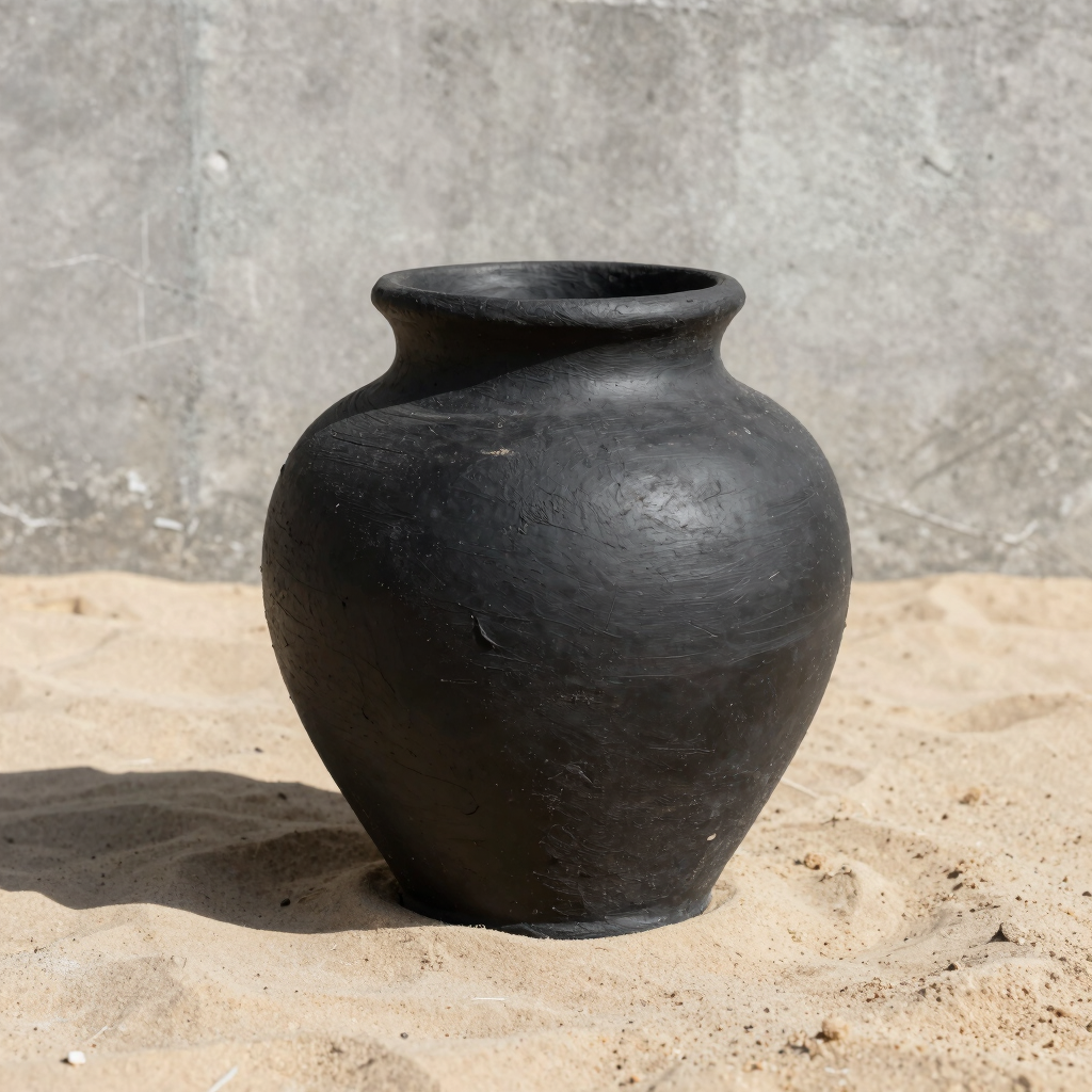 No. 01 Black Clay Vessel