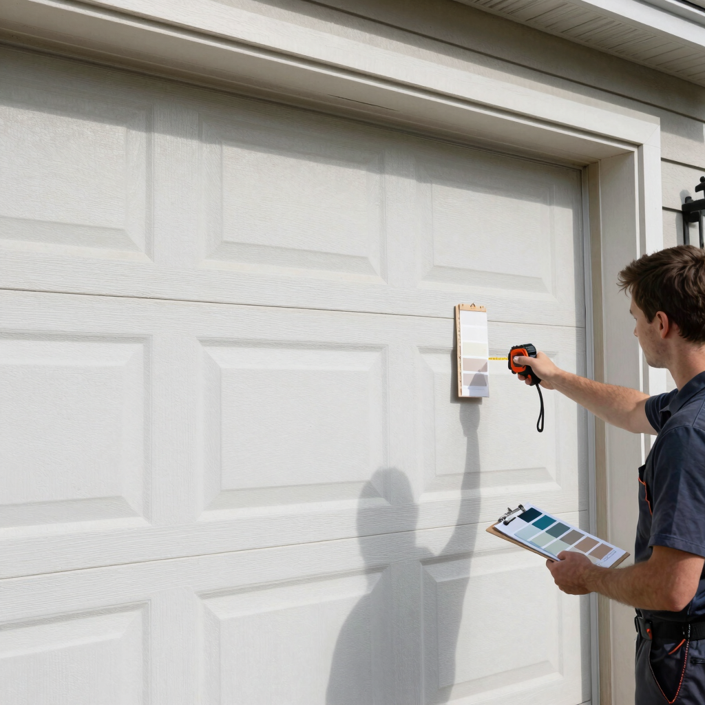 New Garage Door On-Site Estimate