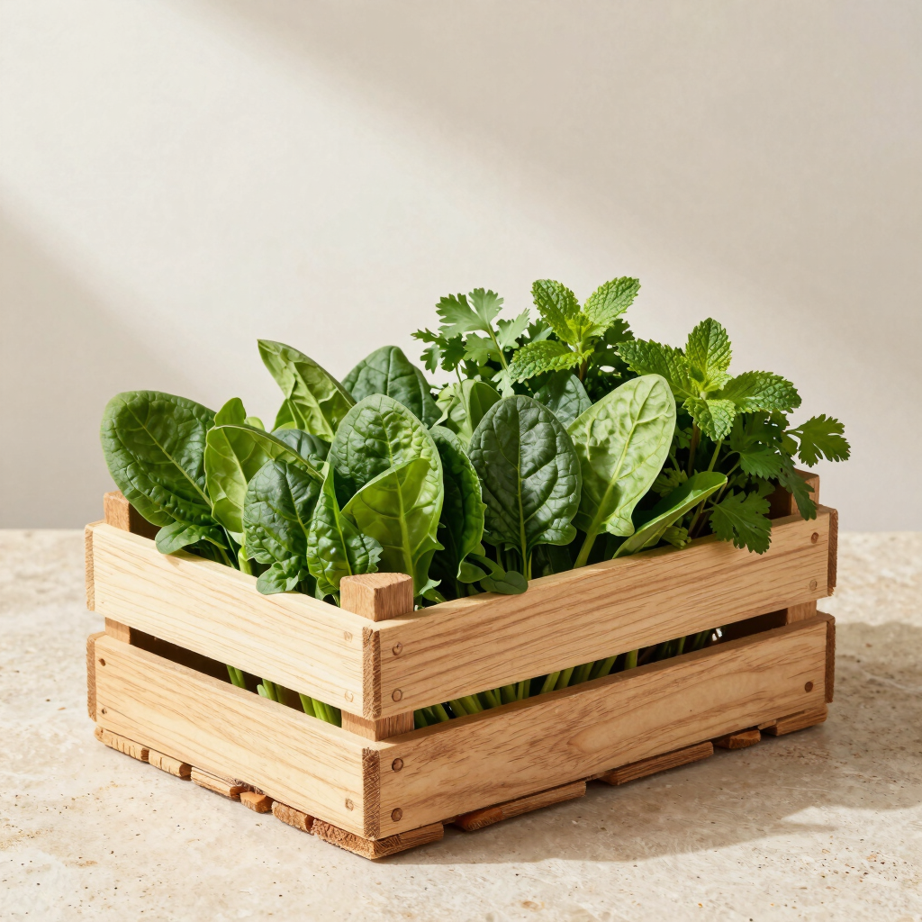 Crisp Organic Farm Greens Box
