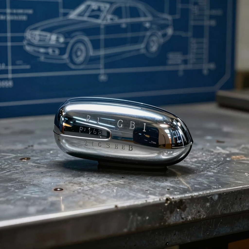 Mercedes W113 Pagoda Chrome Mirror