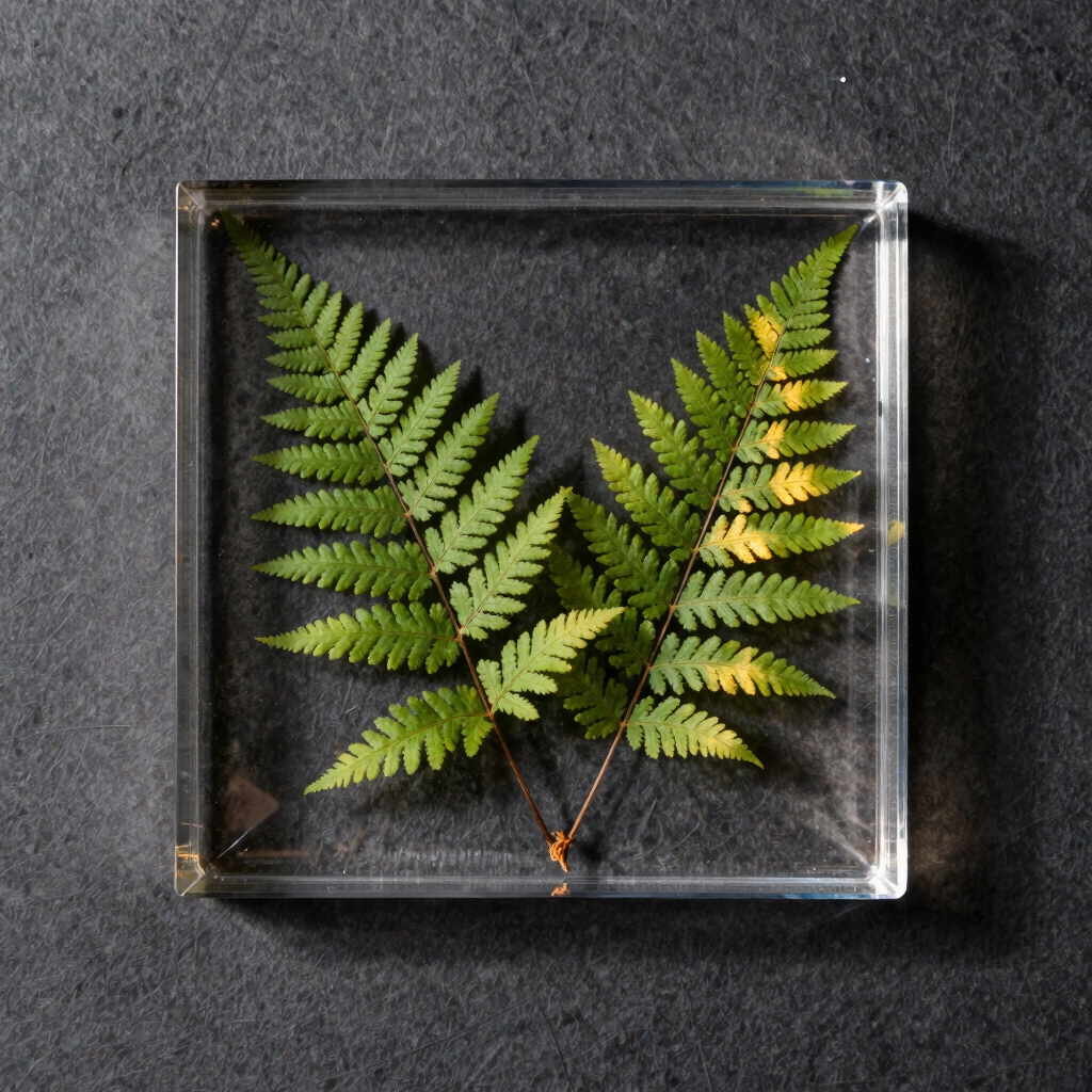 Pressed Botanical Resin Frame