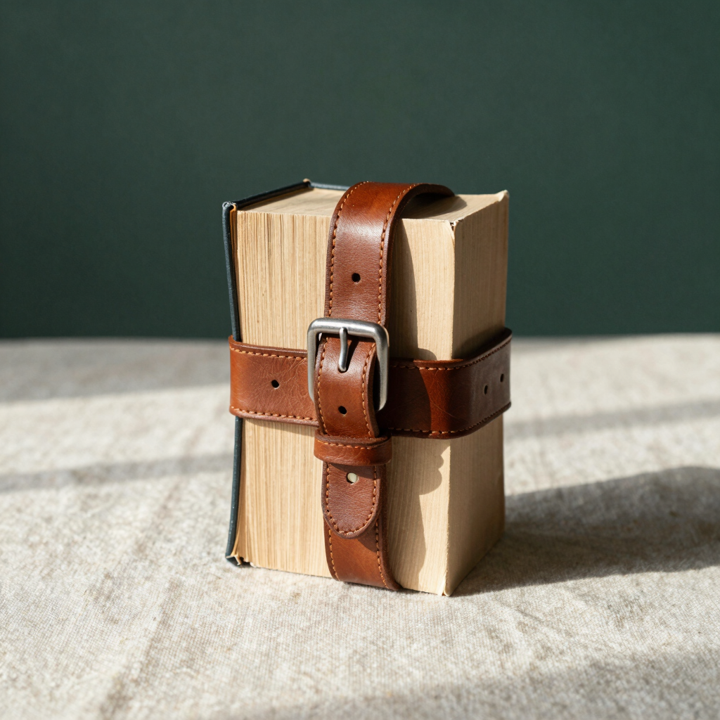Bridle Leather Book Strap