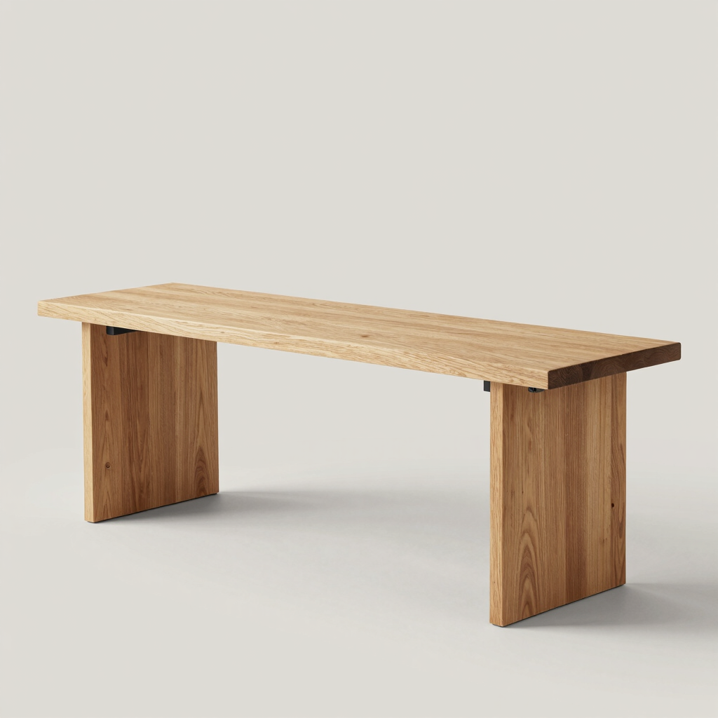Loft Architectural Wood Bench