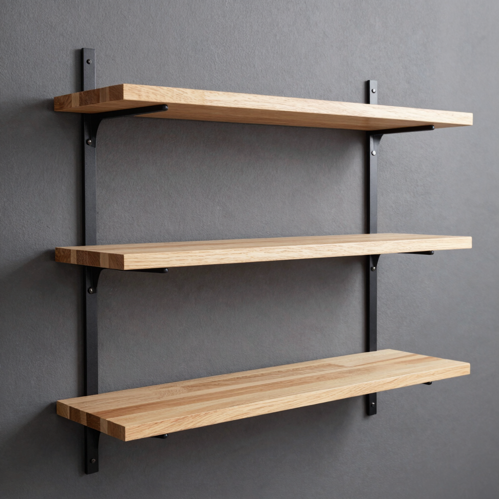 Gridiron 3-Tier Wall Shelf
