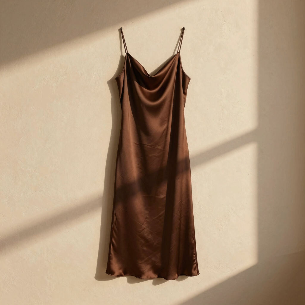 The Colette Cowl-Neck Slip Dress