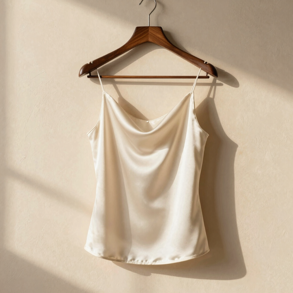 The Camille Heavy Satin Slip Top