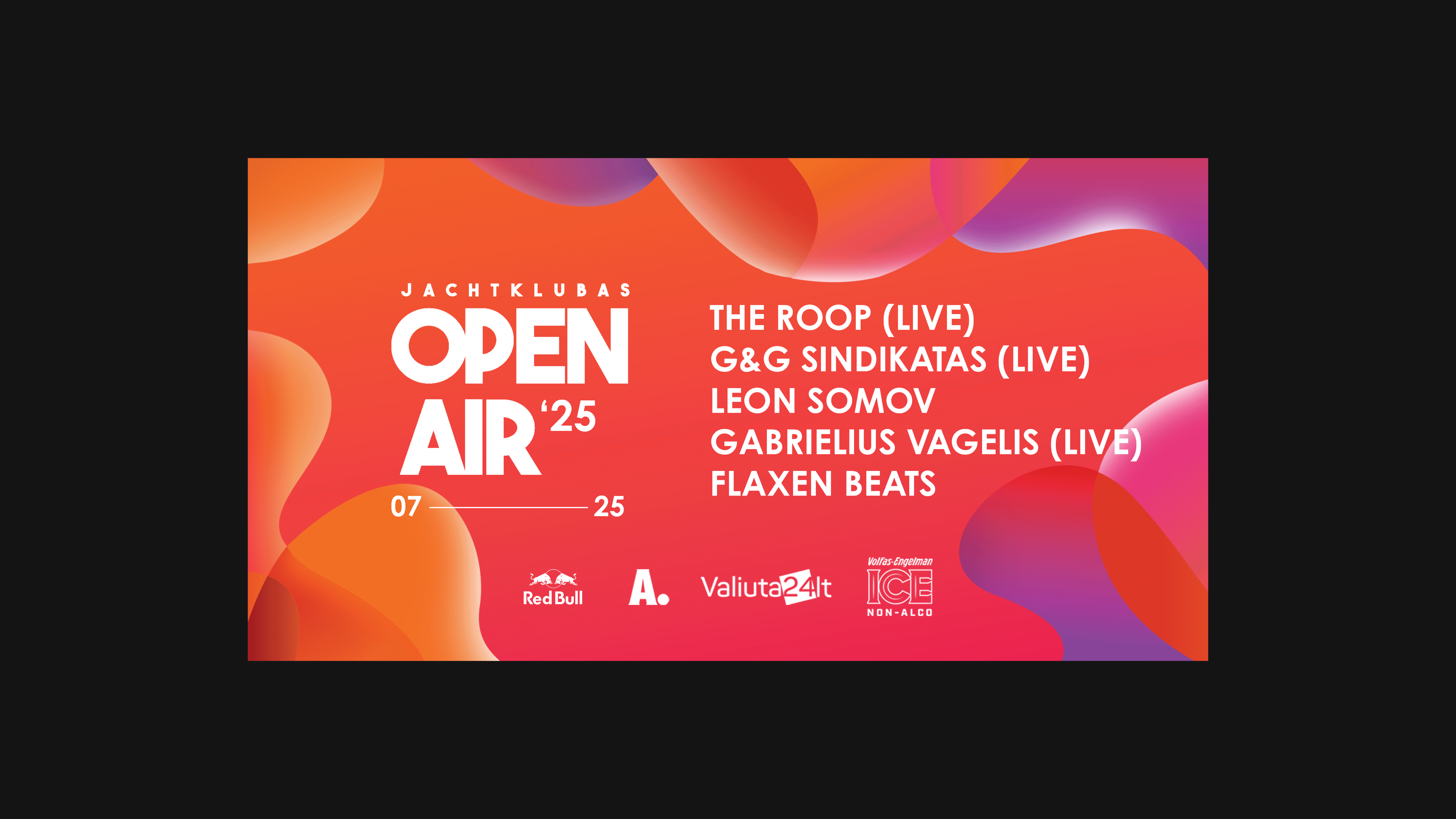 Digital marketing design for Jachtklubas Open Air 2025