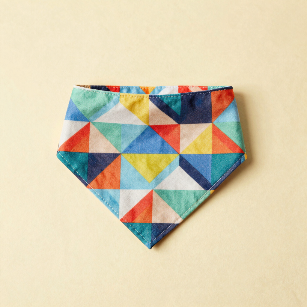 Bandana Reversible Patitas Felices