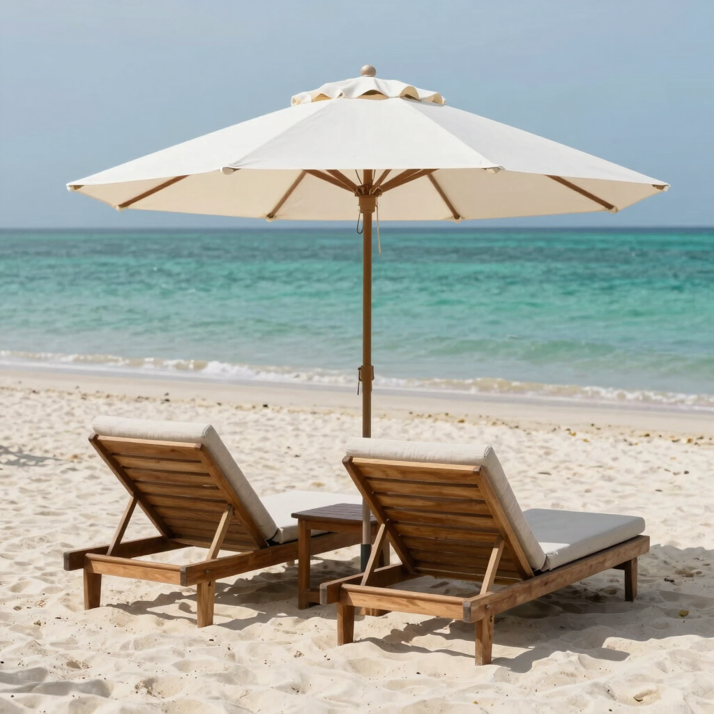 Beach Lounge & Cabana Setup