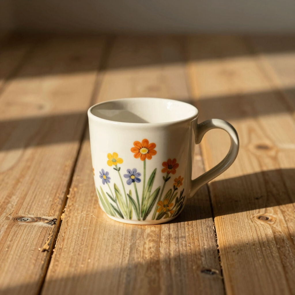 Ceramic Wildflower Mug