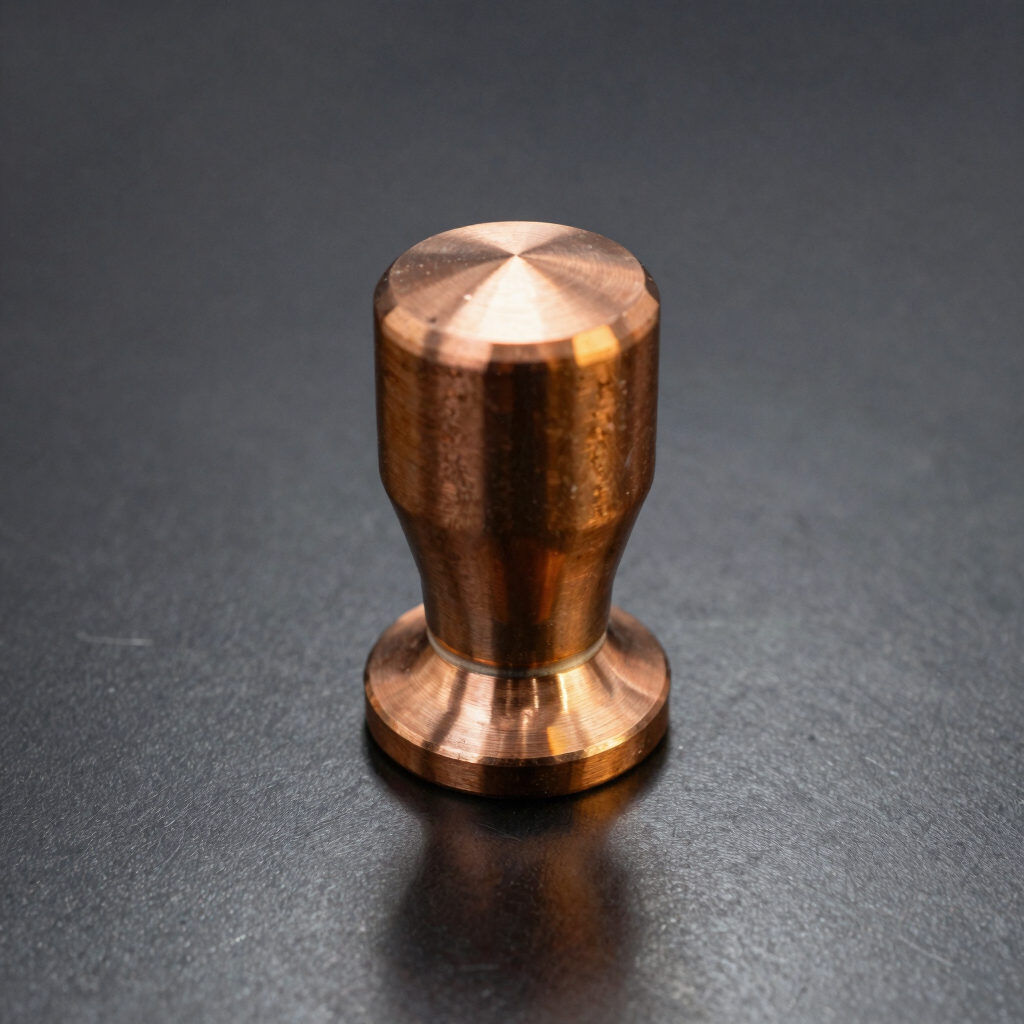 Pomo de Cambio de Cobre Macizo