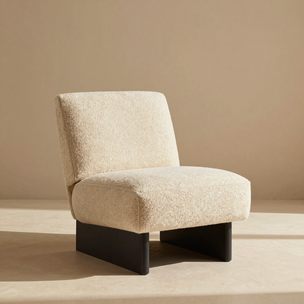 Jumeirah Bouclé Lounge Chair