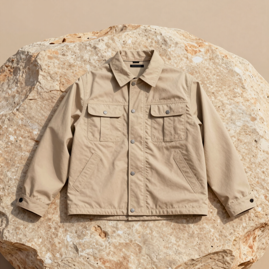 Oversized Cotton Utility Jacket