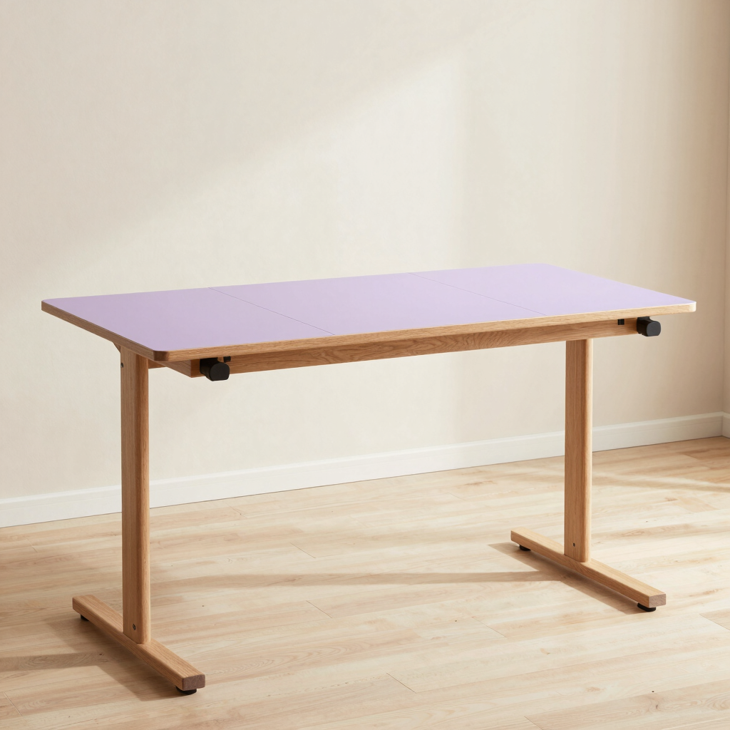 Hale Pastel Oak Gaming Desk