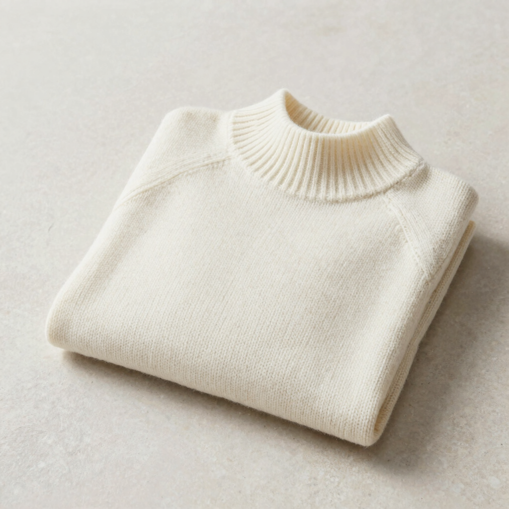 Structured Wool Knit Sweater