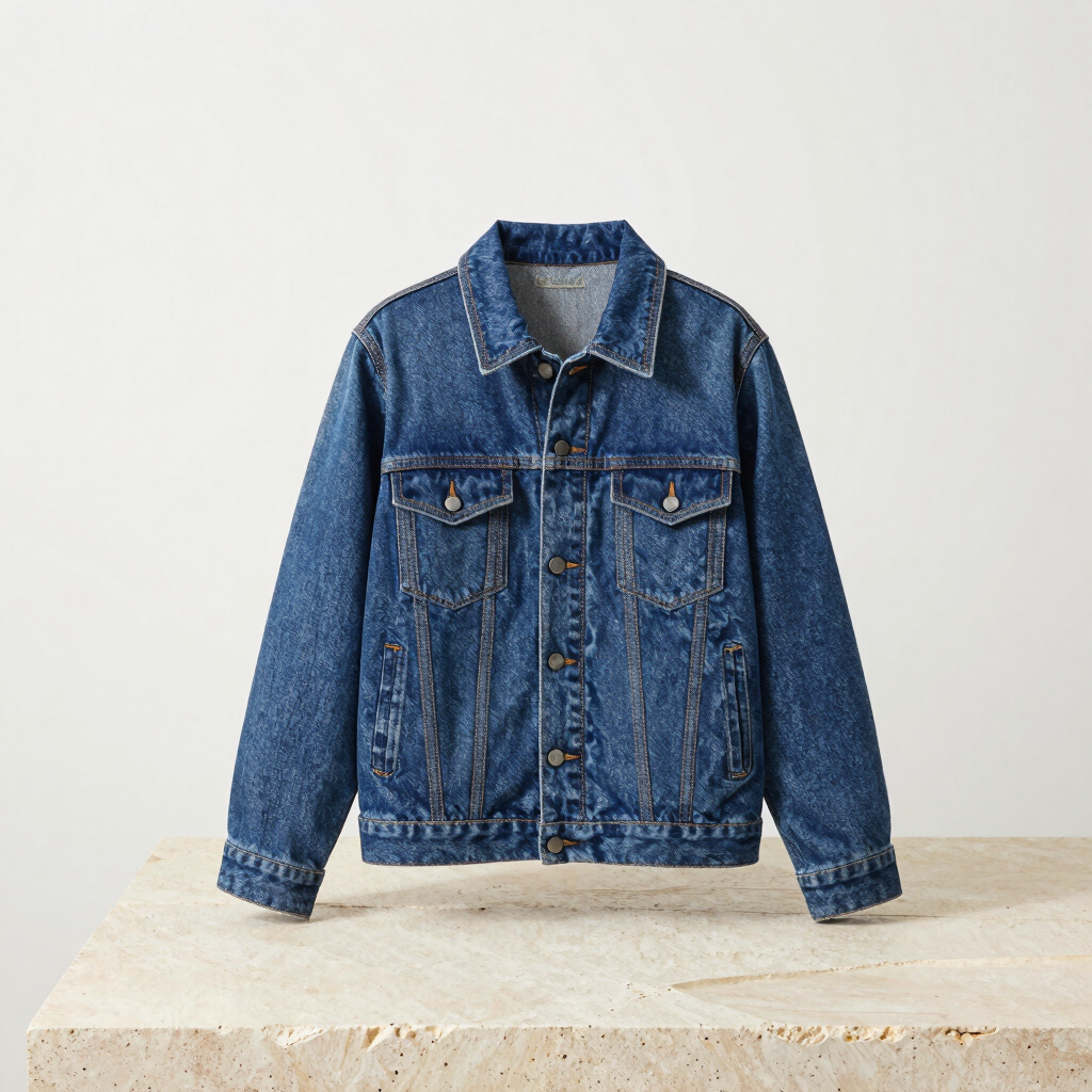 Raw Denim Utility Jacket