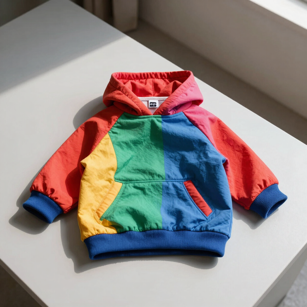 Sudadera con Capucha "Arcoíris"