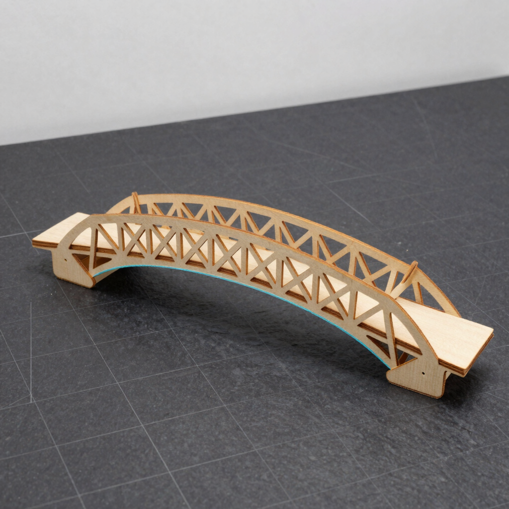 Kit Maqueta Puente Reticular Escala 1:50