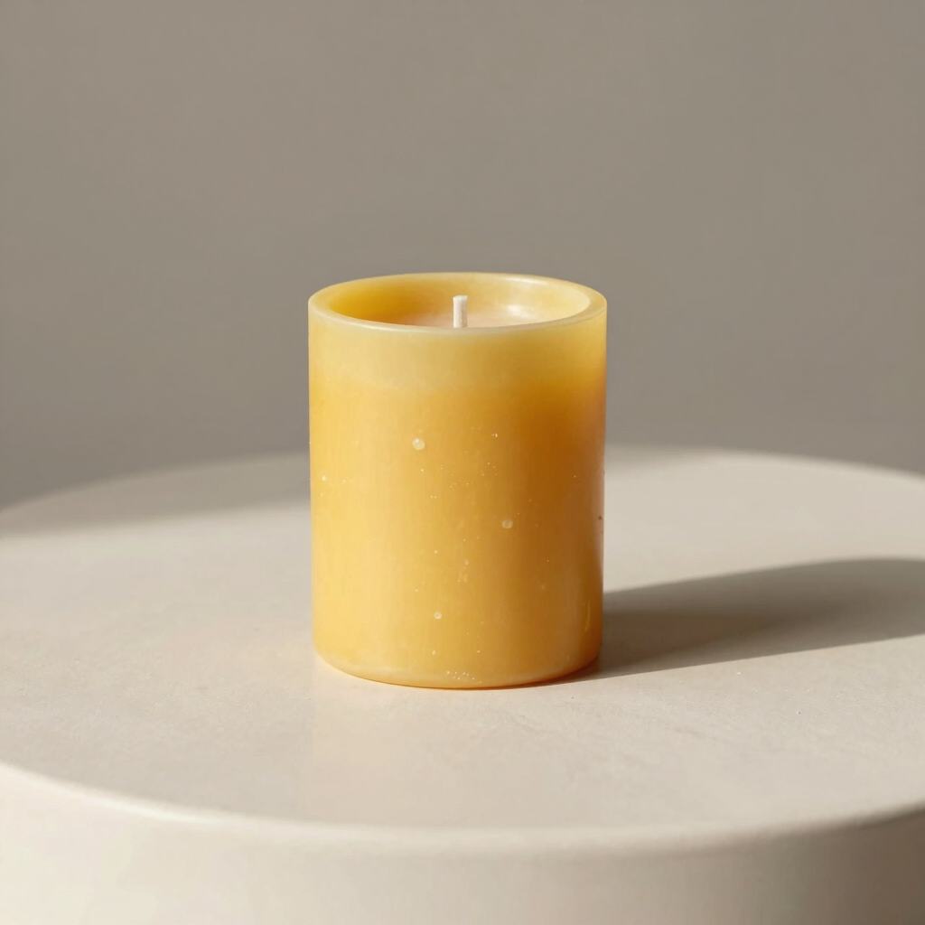 Beeswax Pillar Candle