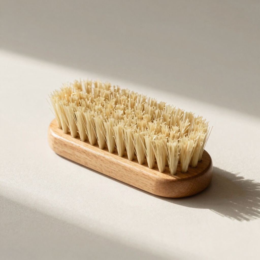 Walnut Handle Nail Brush