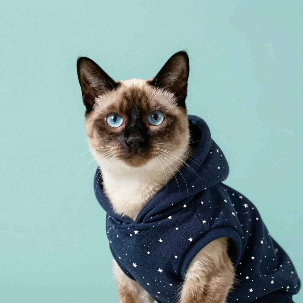 Sudadera Gatuna Noche Estrellada