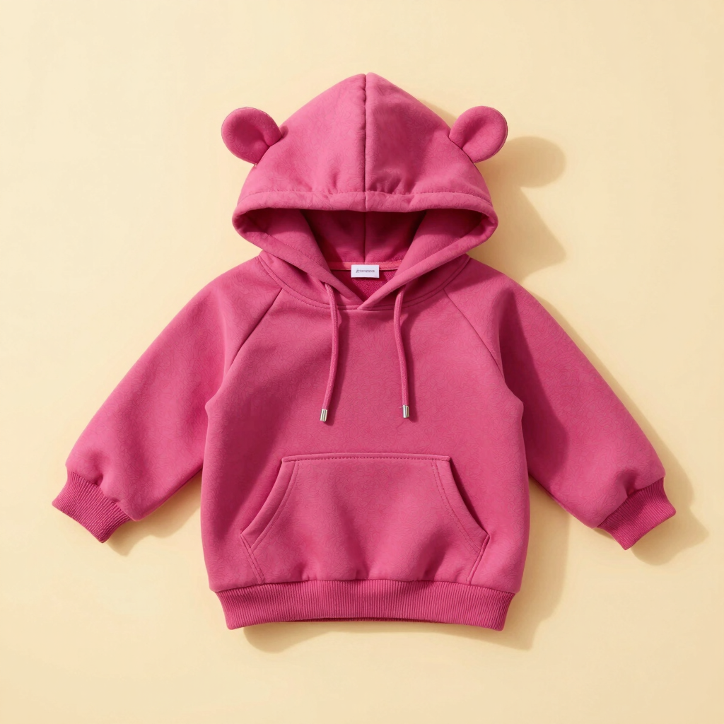 Sudadera Michi Orejitas Magenta