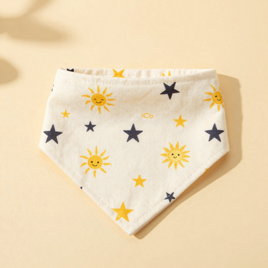 Bandana Reversible Estrellas y Soles
