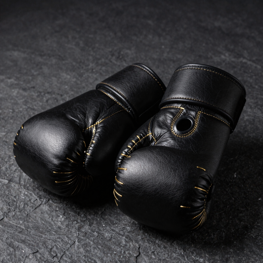 AeroGrip Leather Boxing Gloves