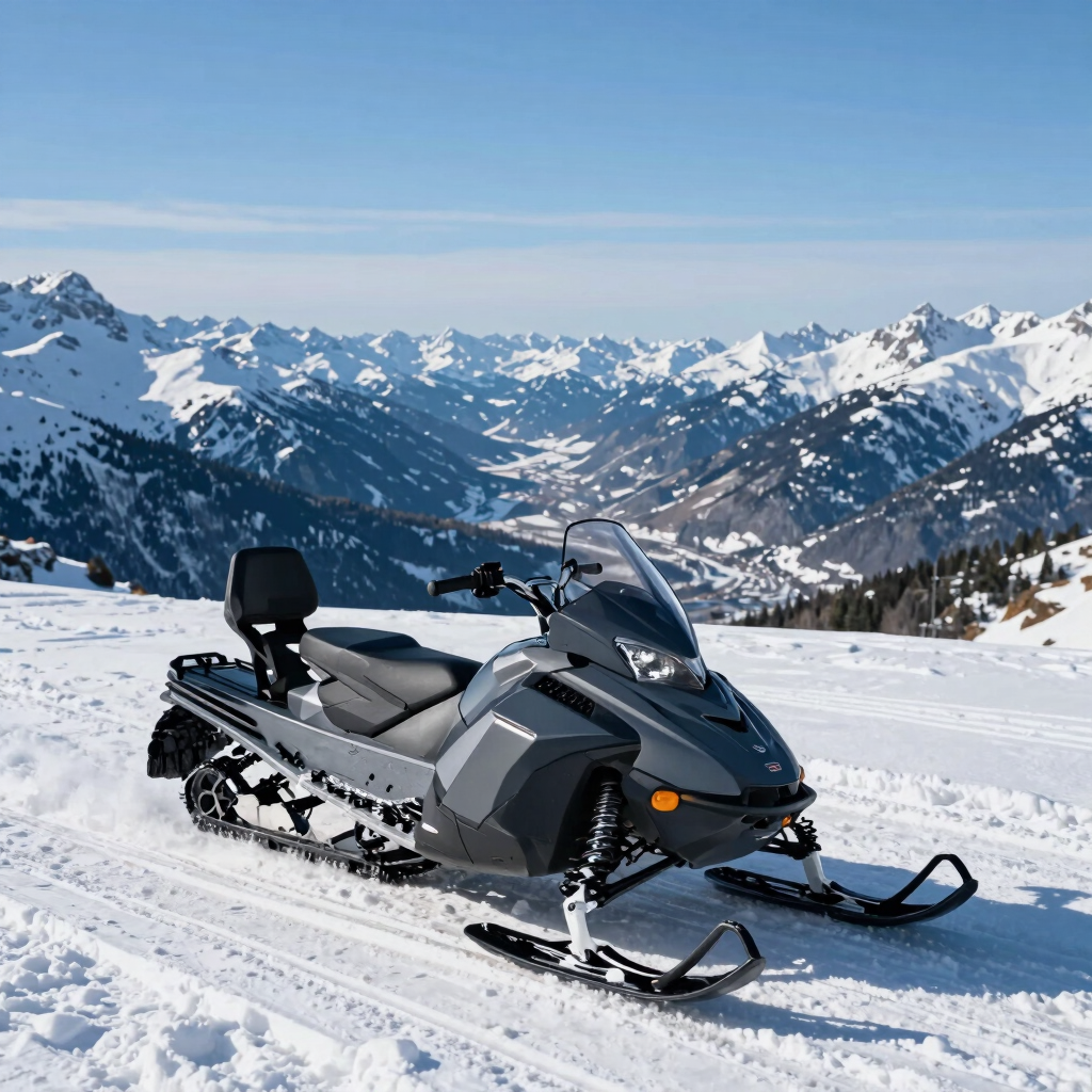 Premium Snowmobile Half-Day Rental