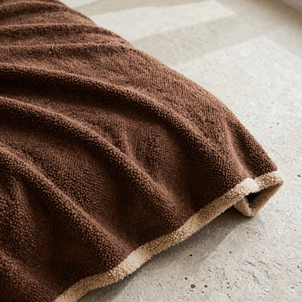 Hazelnut Bouclé Sherpa Blanket