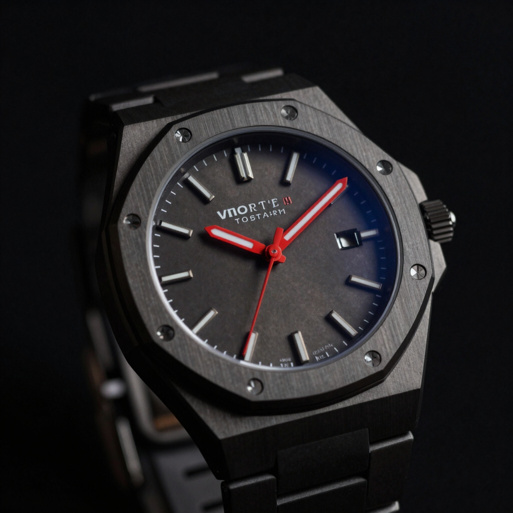 MaimAshi Obsidian Chrono-Red