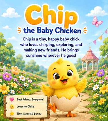Chip the Baby Chicken