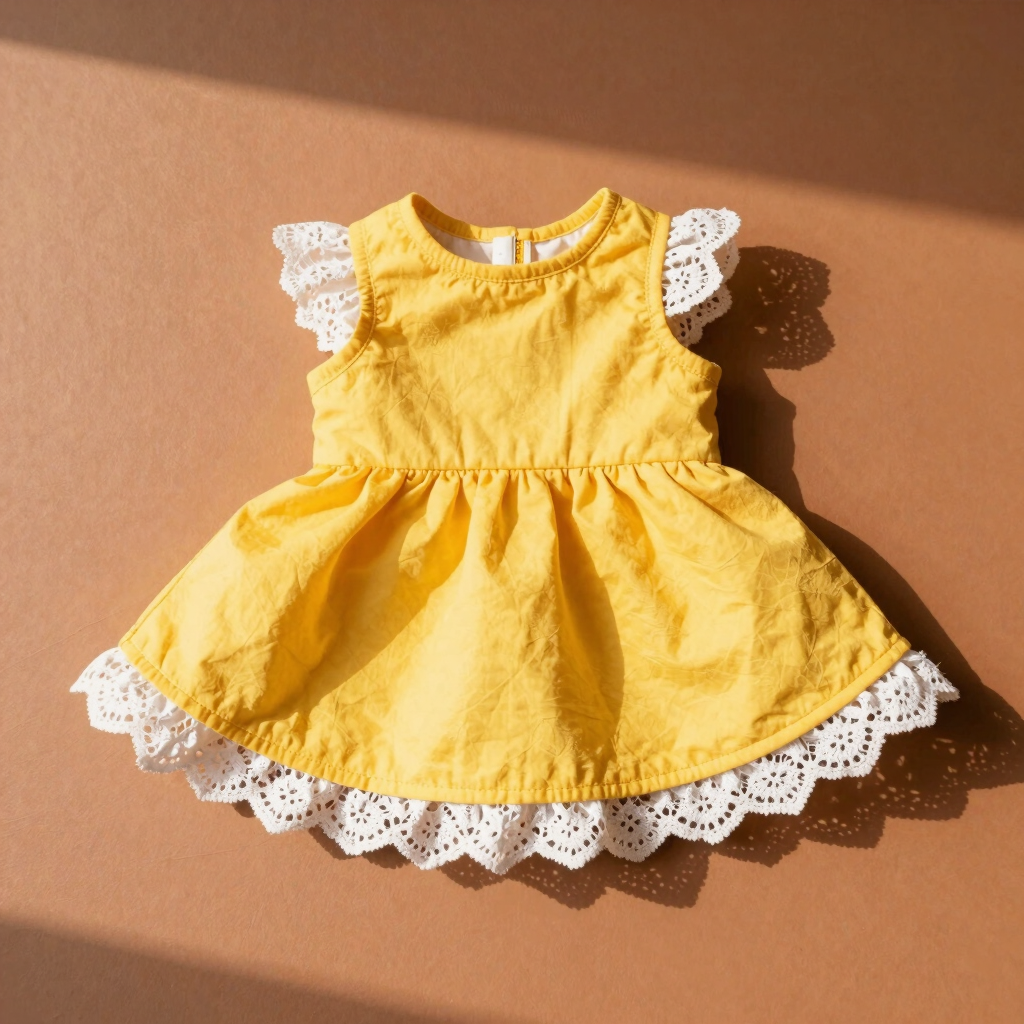 Vestido de Olanes "Flor de Calabaza"