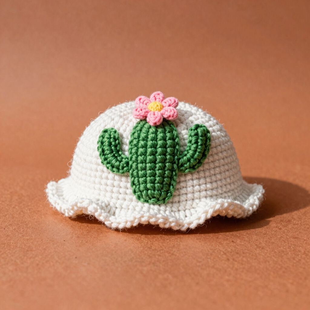 Gorrito Tejido "Cactus Alegre"