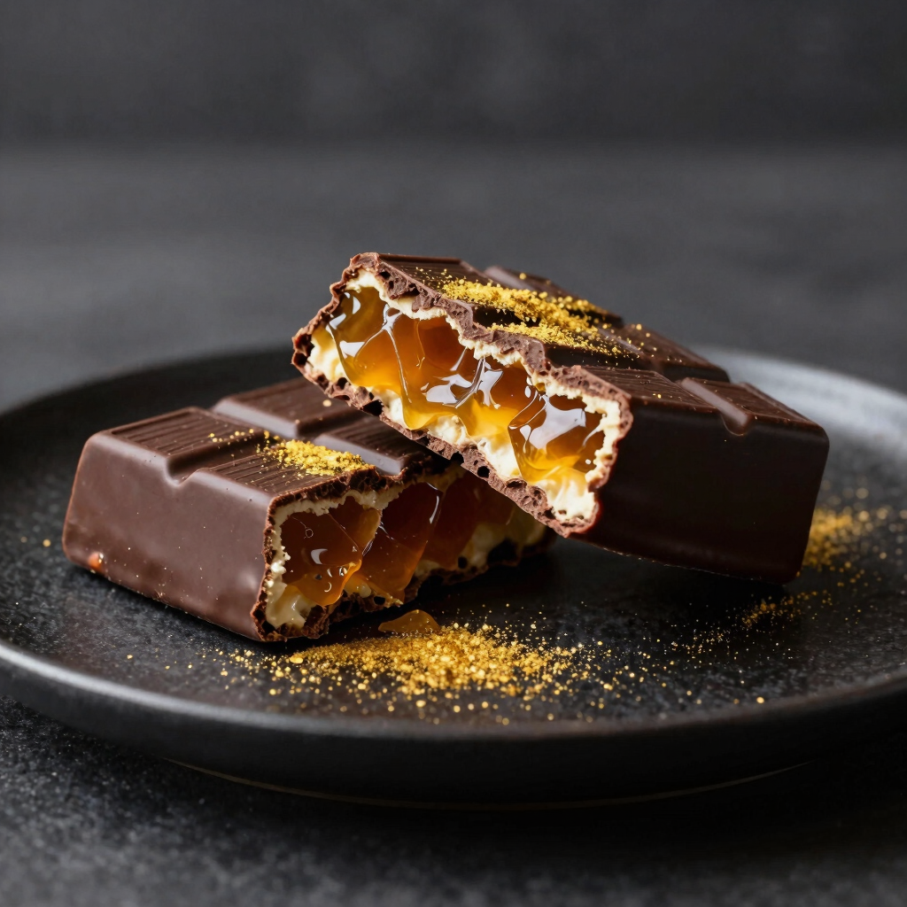 Saffron and Gold Honeycomb