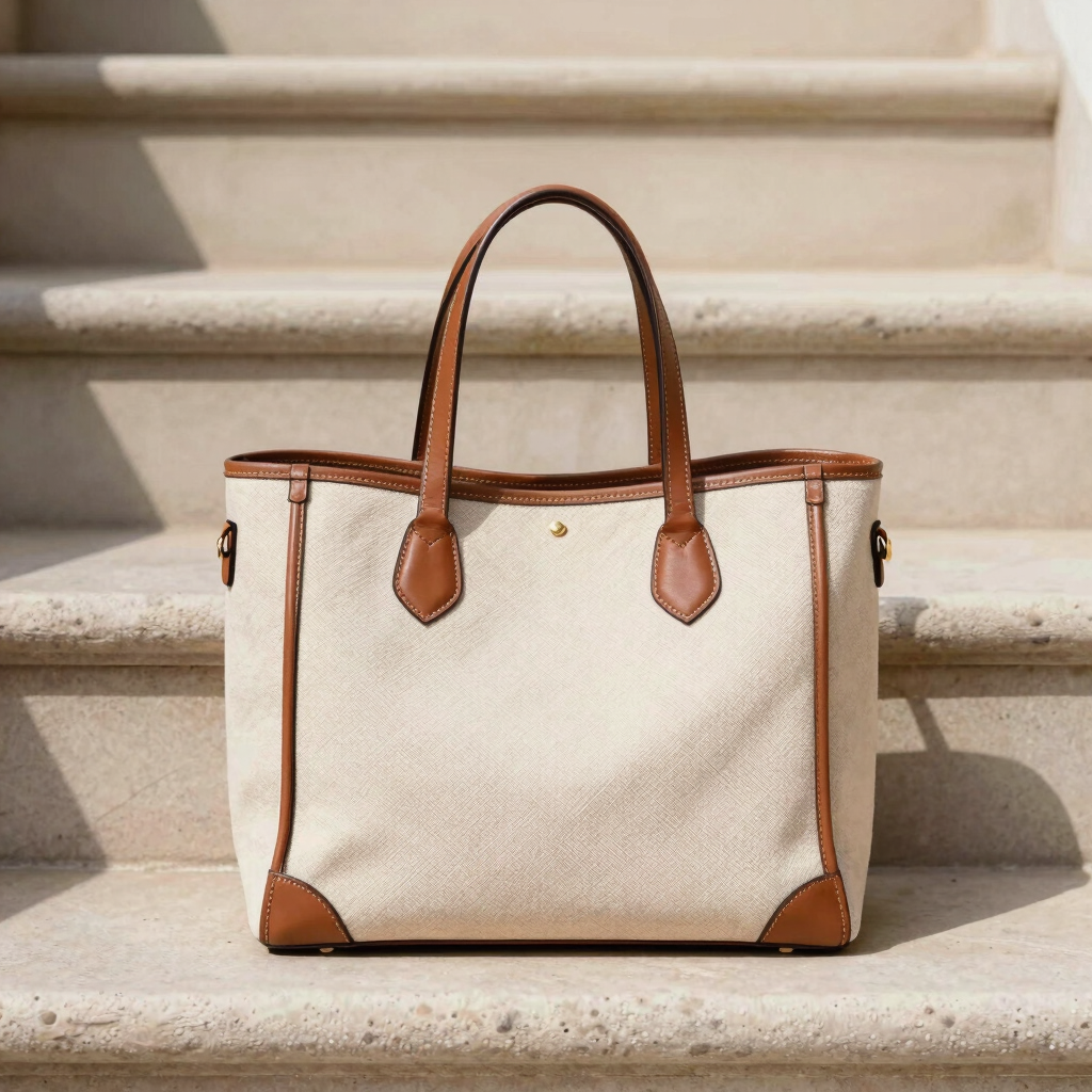 Signature Canvas & Leather Tote