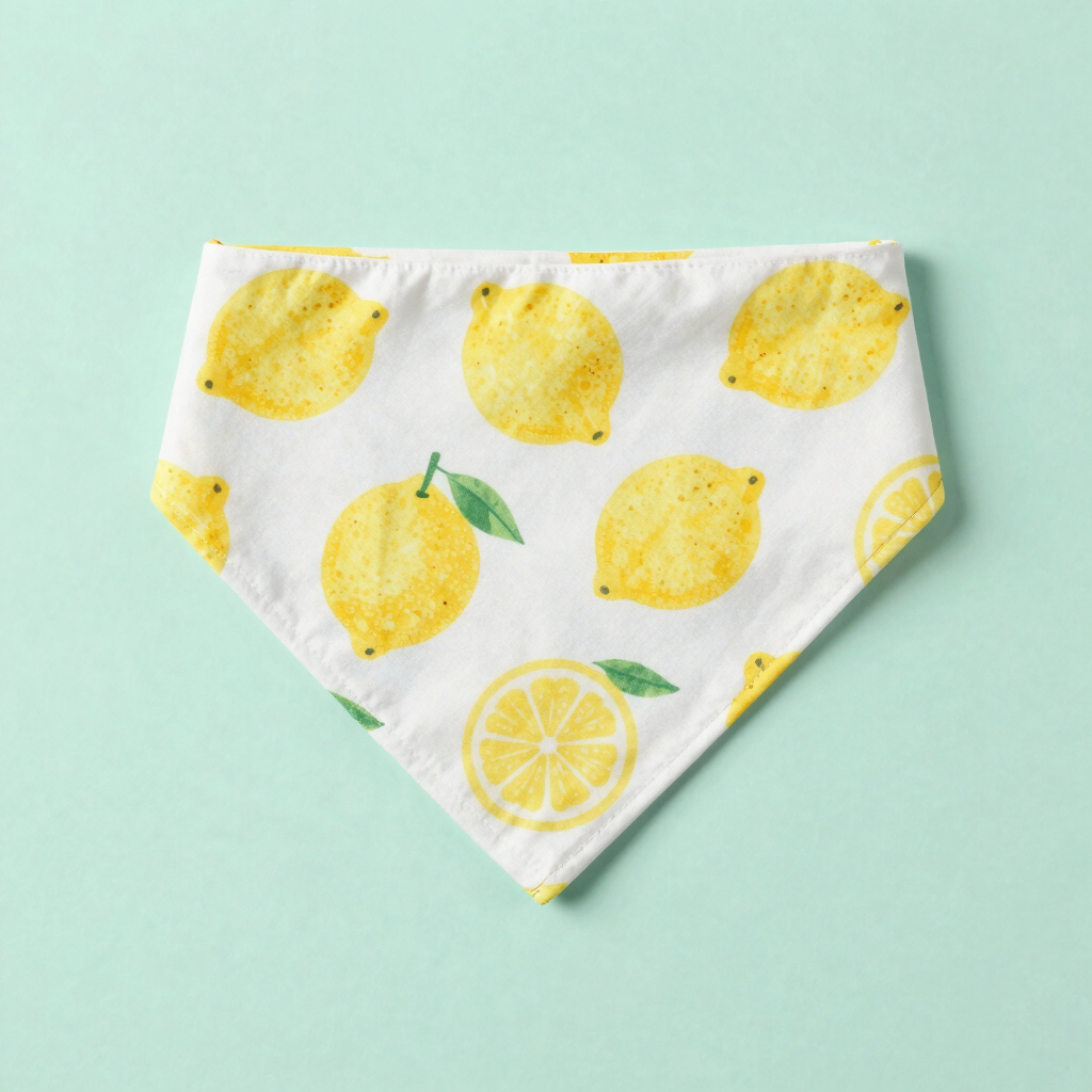 Bandana Reversible Sol y Limón
