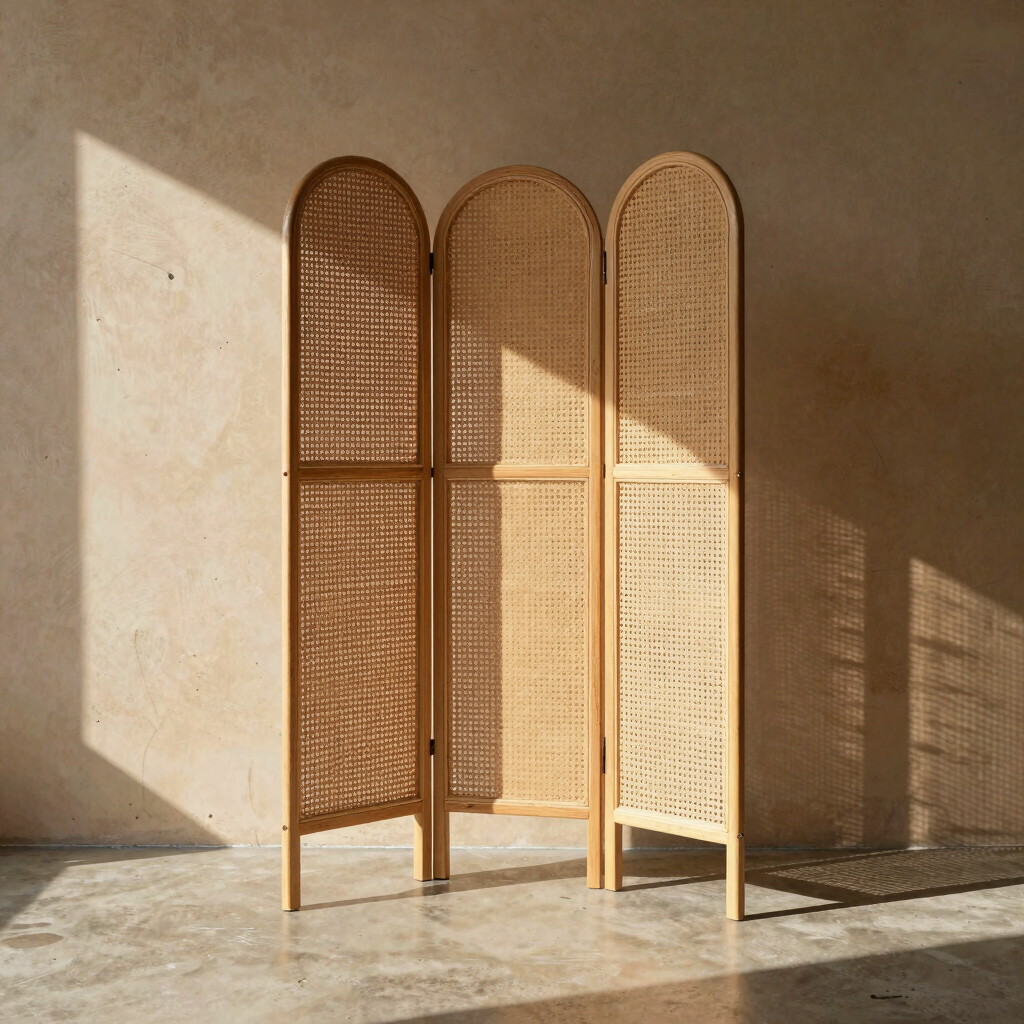 Hana Rattan Room Divider