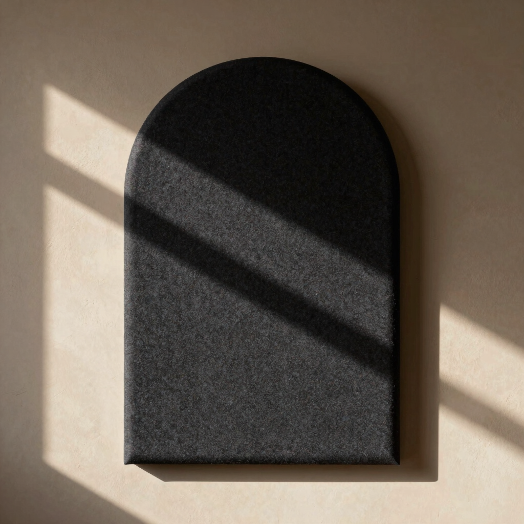 Arc Acoustic Panel in Charcoal