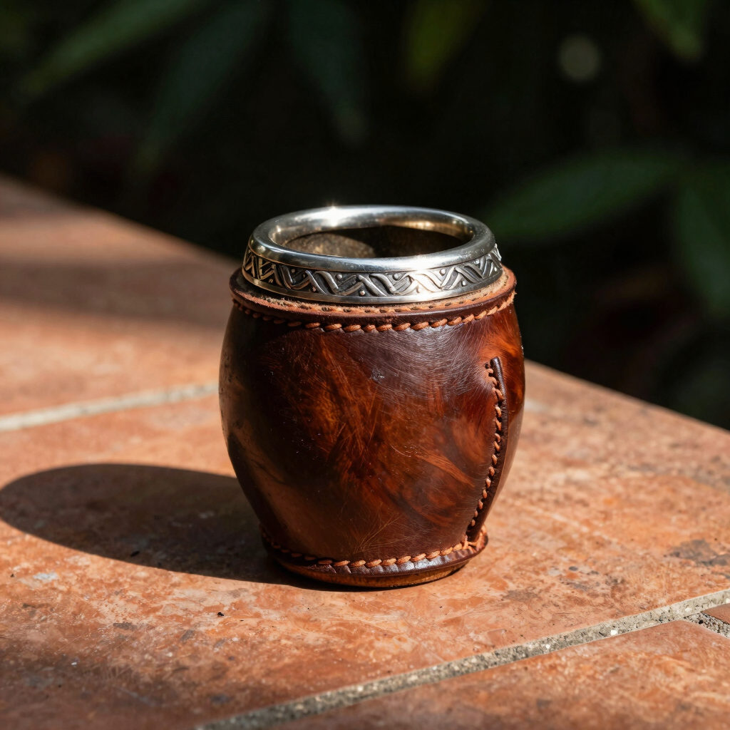 Mate Imperial de Calabaza y Cuero Premium
