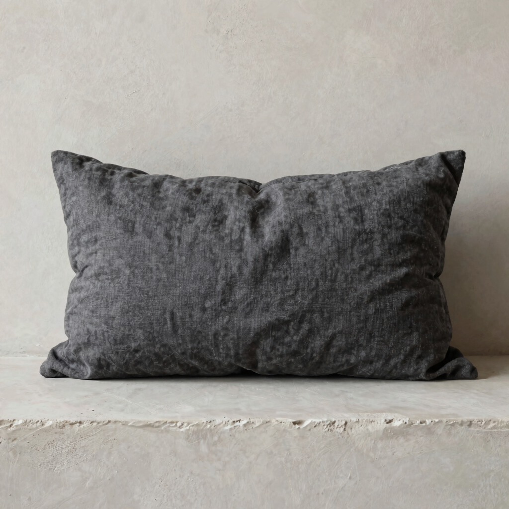 Heavy Linen Lumbar Pillow