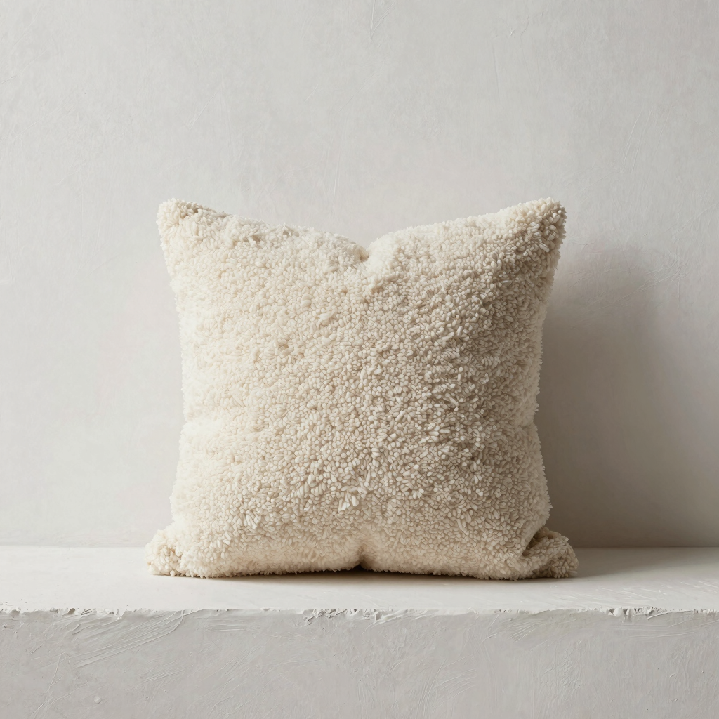 Bouclé Accent Cushion