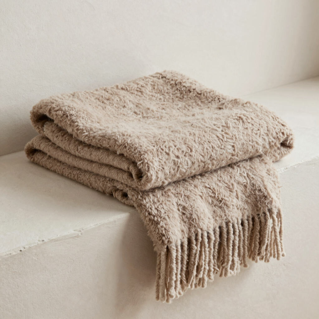 Alpaca Blend Throw Blanket