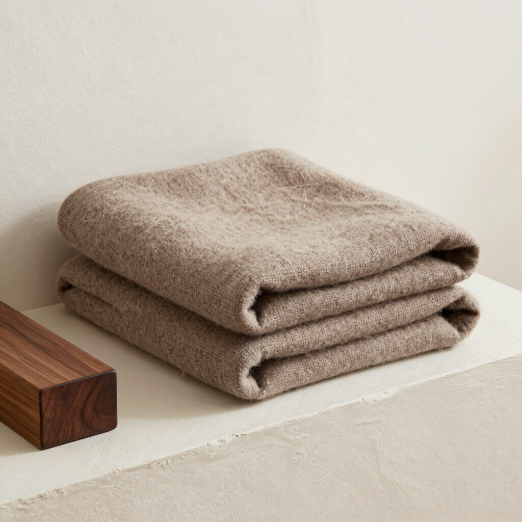 Boiled Wool Sofa Blanket