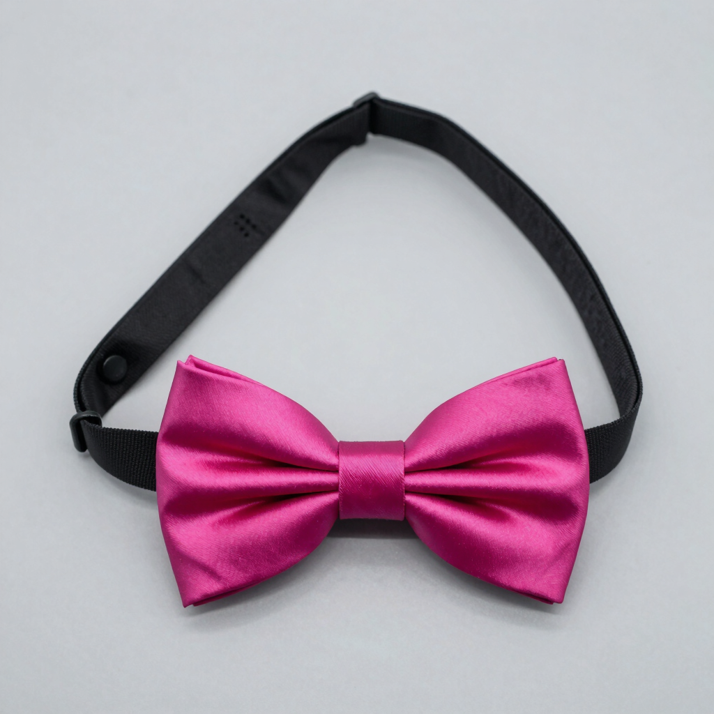 Moño Coquetón Magenta Ajustable