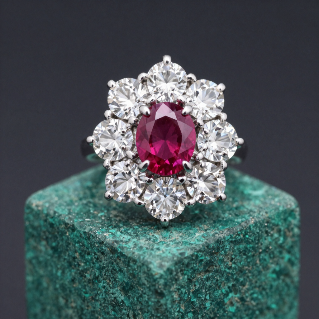 Suryakanti Floral Ring